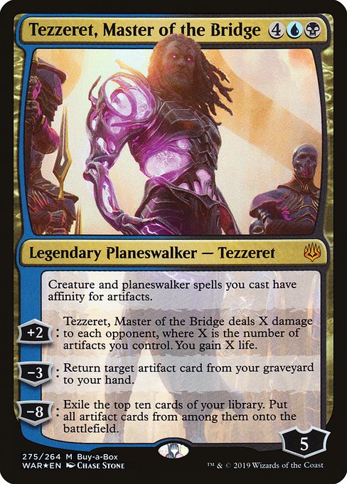 Tezzeret, Master of the Bridge - War of the Spark Mythic Card