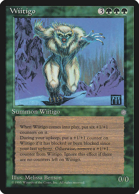 Wiitigo - Ice Age Rare Card
