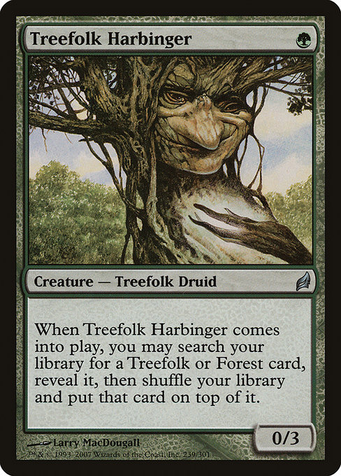 Treefolk Harbinger - Lorwyn Uncommon Card
