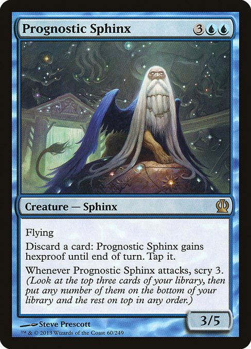 Prognostic Sphinx - Theros Rare Card