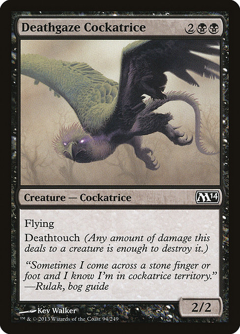 Deathgaze Cockatrice - Magic 2014 Common Card