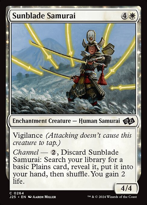 Sunblade Samurai - Foundations Jumpstart Common Card