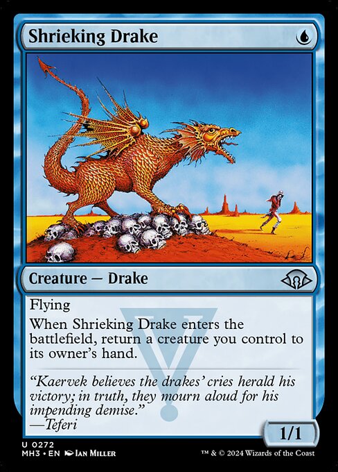 Shrieking Drake - Modern Horizons 3 Uncommon Card