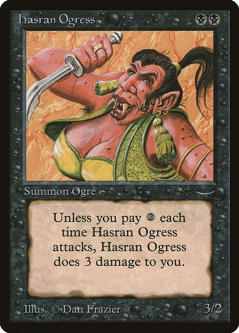 Hasran Ogress - Arabian Nights Common Card