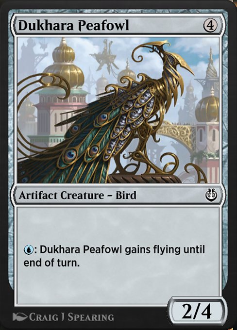 Dukhara Peafowl - Kaladesh Remastered Common Card
