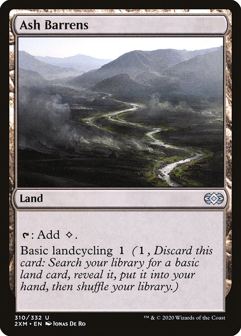Ash Barrens - Double Masters Uncommon Card