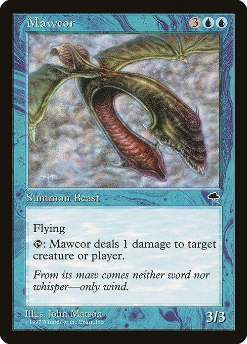 Mawcor - Tempest Rare Card