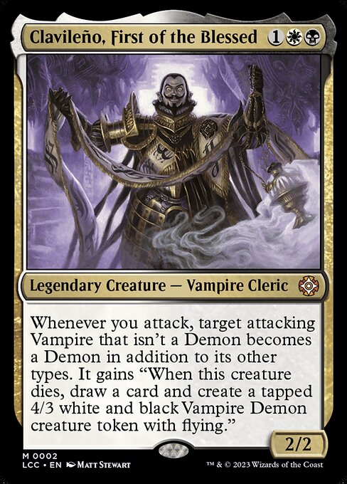 Clavileño, First of the Blessed - The Lost Caverns of Ixalan Commander Mythic Card