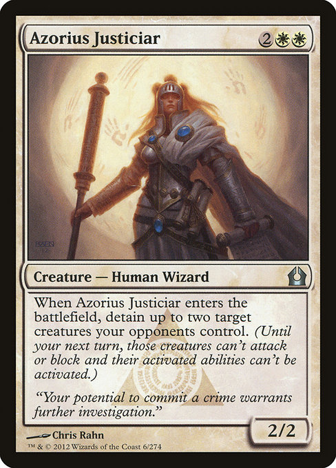 Azorius Justiciar - Return to Ravnica Uncommon Card