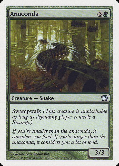 Anaconda - Ninth Edition Uncommon Card