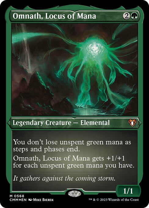 Omnath, Locus of Mana - Commander Masters Mythic Card