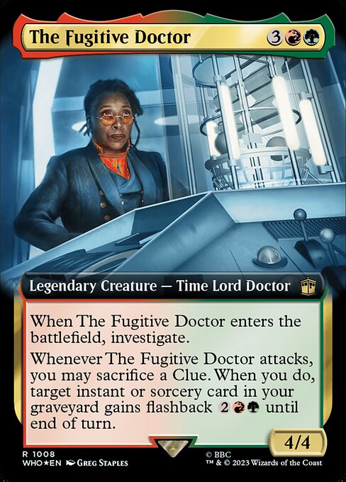 The Fugitive Doctor - Doctor Who Rare Card