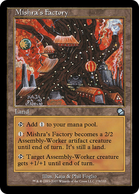 Mishra's Factory - Masters Edition Uncommon Card