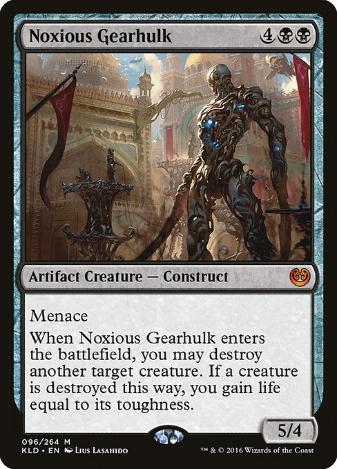 Noxious Gearhulk - Kaladesh Mythic Card