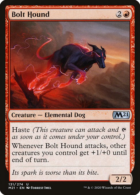 Bolt Hound - Core Set 2021 Uncommon Card