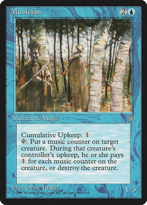 Musician - Ice Age Rare Card