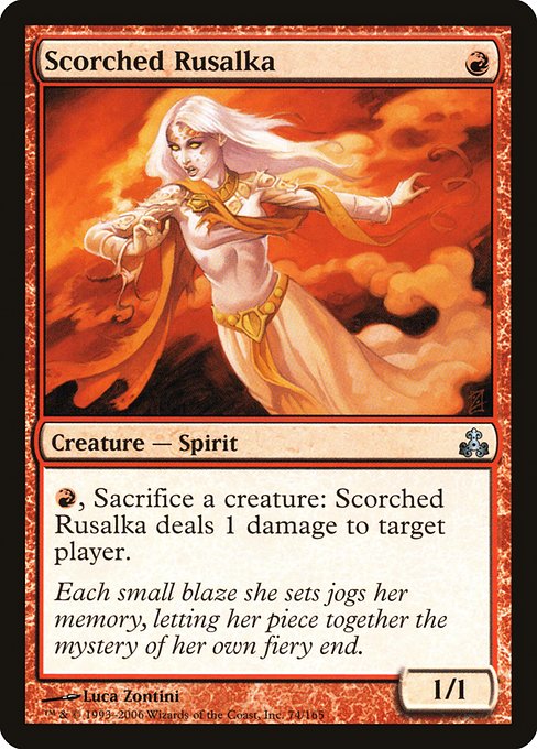 Scorched Rusalka - Guildpact Uncommon Card