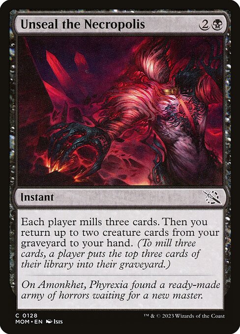 Unseal the Necropolis - March of the Machine Common Card