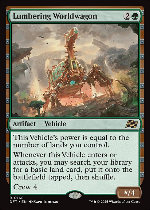 Lumbering Worldwagon - Aetherdrift Rare Card