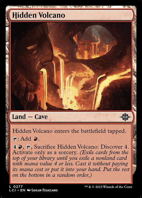 Hidden Volcano - The Lost Caverns of Ixalan Common Card