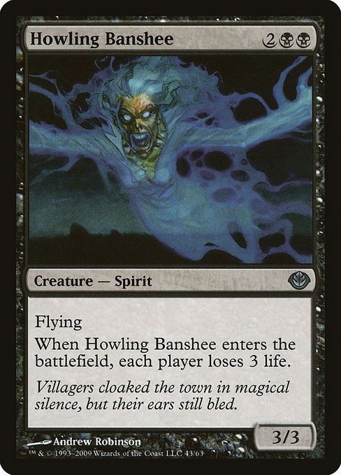 Howling Banshee - Duel Decks: Garruk vs. Liliana Uncommon Card