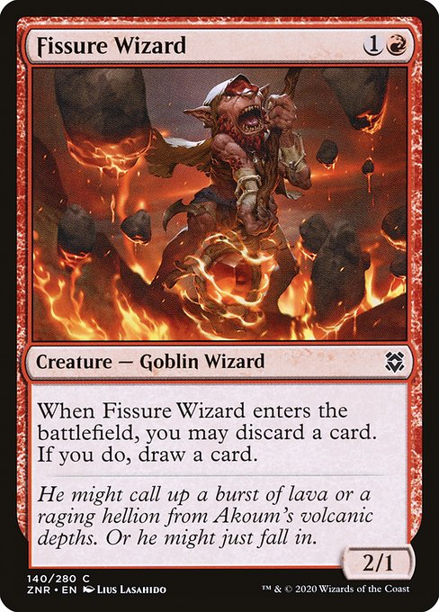 Fissure Wizard - Zendikar Rising Common Card