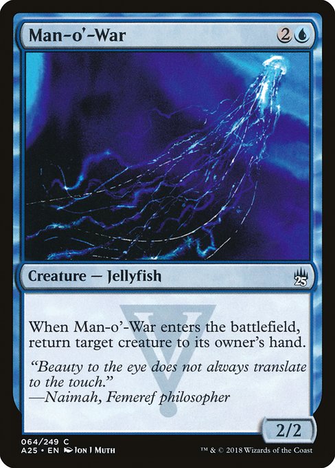 Man-o'-War - Masters 25 Common Card