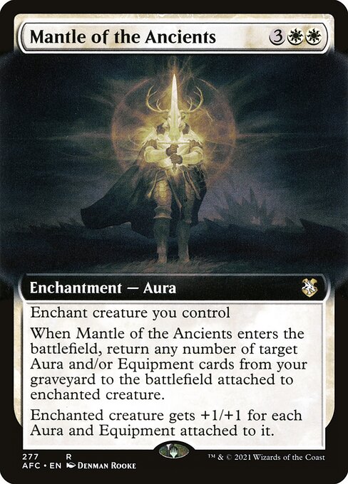 Mantle of the Ancients - Forgotten Realms Commander Rare Card