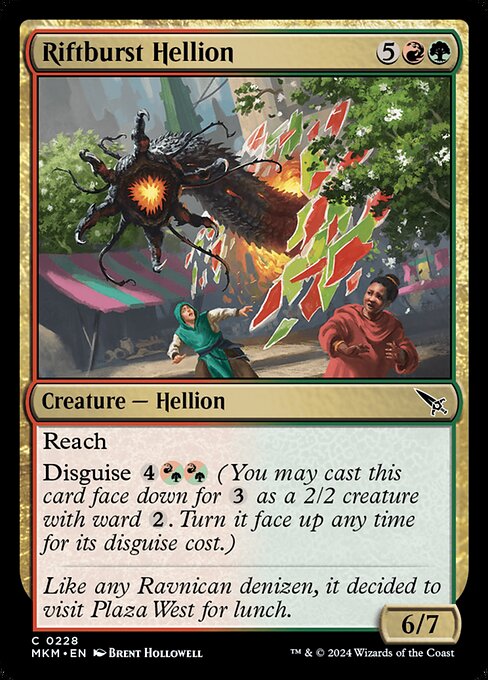 Riftburst Hellion - Murders at Karlov Manor Common Card