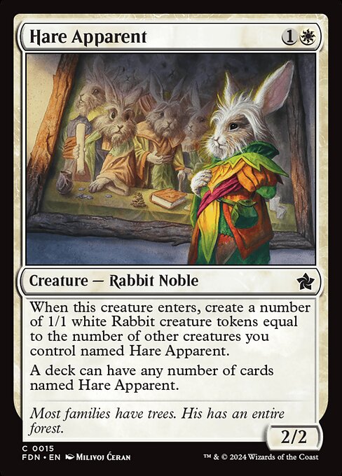 Hare Apparent - Foundations Common Card