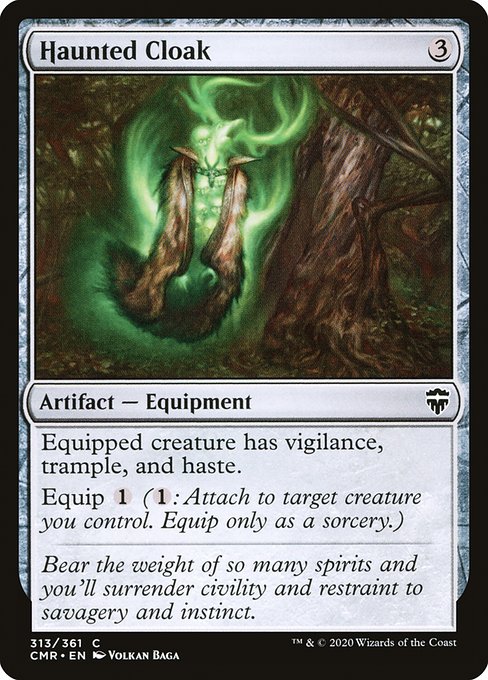 Haunted Cloak - Commander Legends Common Card