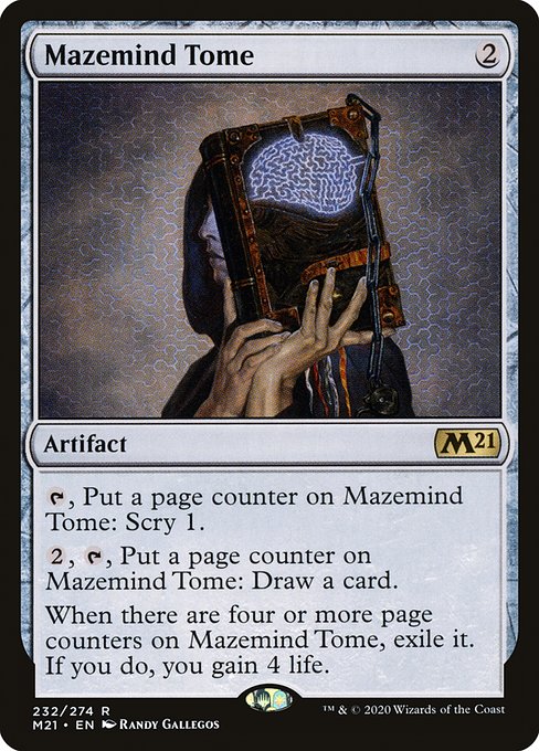 Mazemind Tome - Core Set 2021 Rare Card
