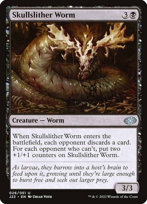 Skullslither Worm - Jumpstart 2022 Uncommon Card