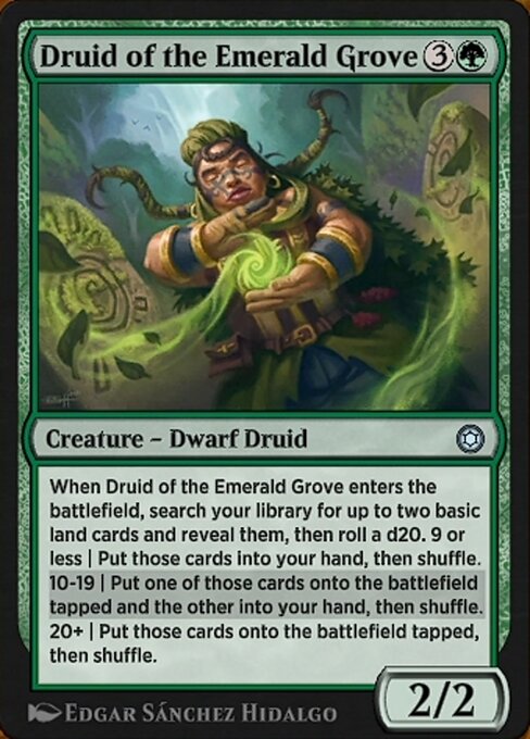 Druid of the Emerald Grove - Alchemy Horizons: Baldur's Gate Uncommon Card