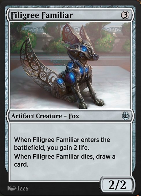 Filigree Familiar - Kaladesh Remastered Uncommon Card