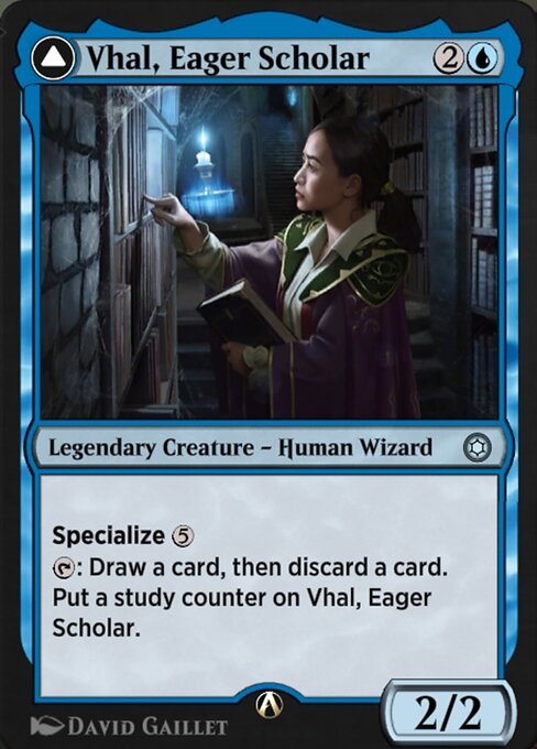 Vhal, Eager Scholar - Alchemy Horizons: Baldur's Gate Uncommon Card
