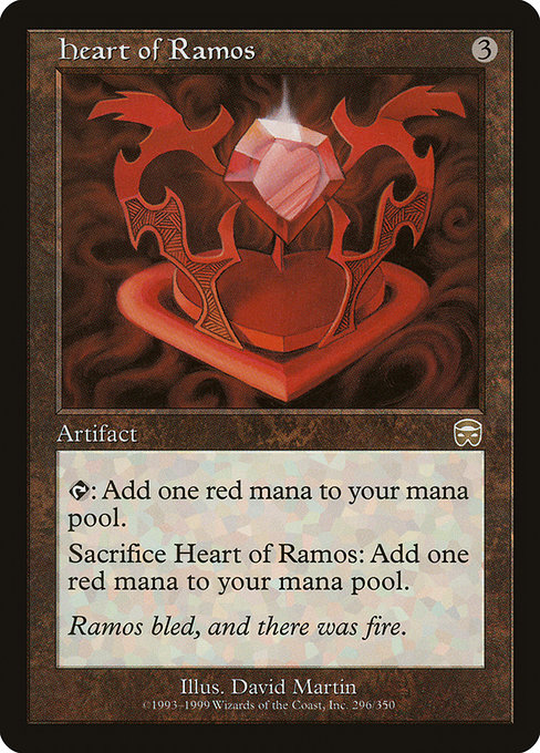 Heart of Ramos - Mercadian Masques Rare Card