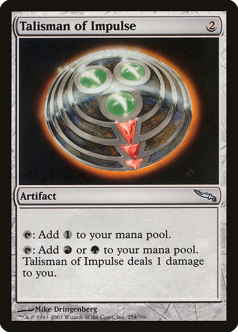 Talisman of Impulse - Mirrodin Uncommon Card