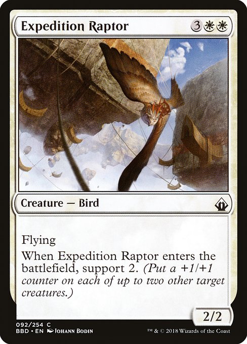Expedition Raptor - Battlebond Common Card