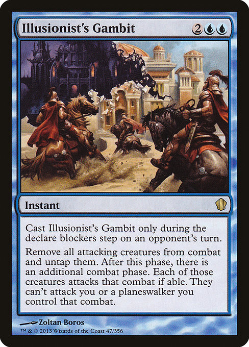 Illusionist's Gambit - Commander 2013 Rare Card