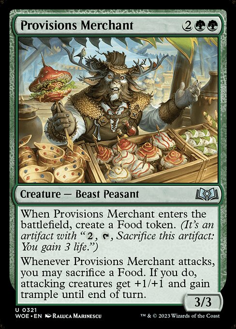 Provisions Merchant - Wilds of Eldraine Uncommon Card