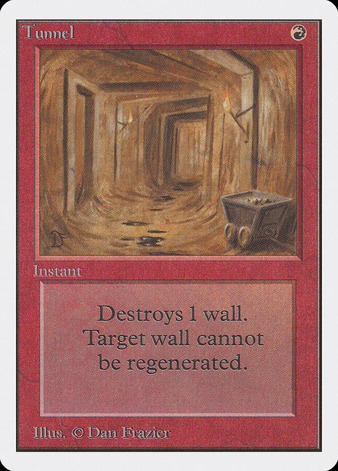 Tunnel - Unlimited Edition Uncommon Card