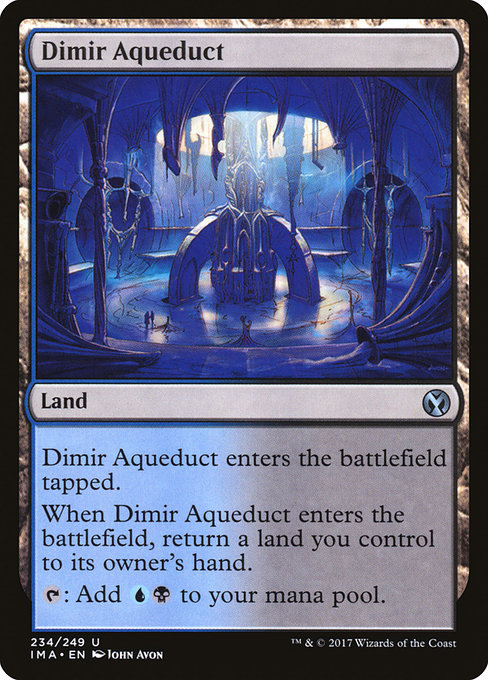 Dimir Aqueduct - Iconic Masters Uncommon Card