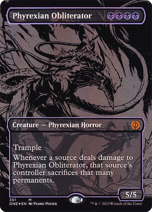 Phyrexian Obliterator - Phyrexia: All Will Be One Mythic Card