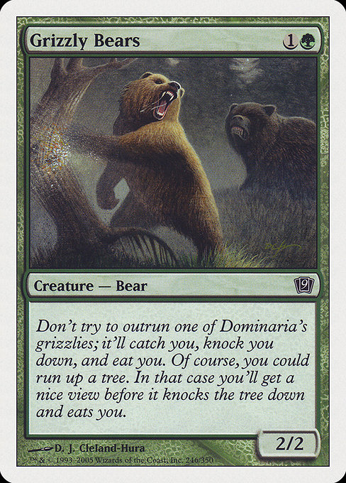 Grizzly Bears - Ninth Edition Common Card