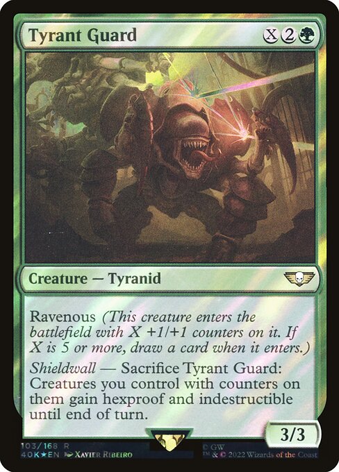 Tyrant Guard - Warhammer 40,000 Commander Rare Card