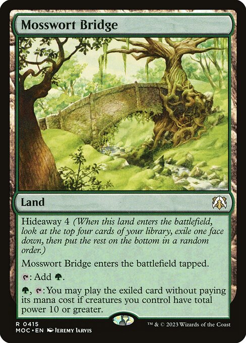 Mosswort Bridge - March of the Machine Commander Rare Card