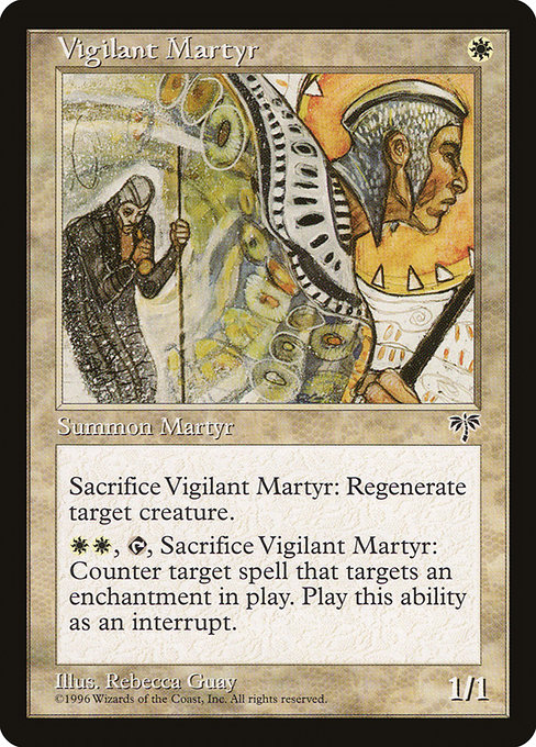 Vigilant Martyr - Mirage Uncommon Card
