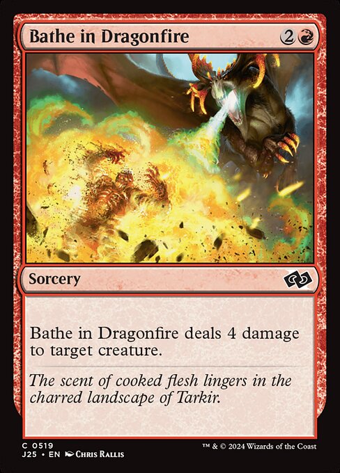Bathe in Dragonfire - Foundations Jumpstart Common Card