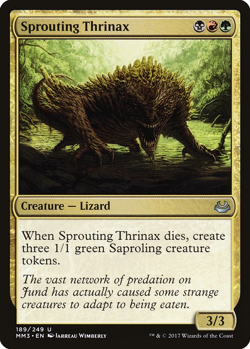 Sprouting Thrinax - Modern Masters 2017 Uncommon Card